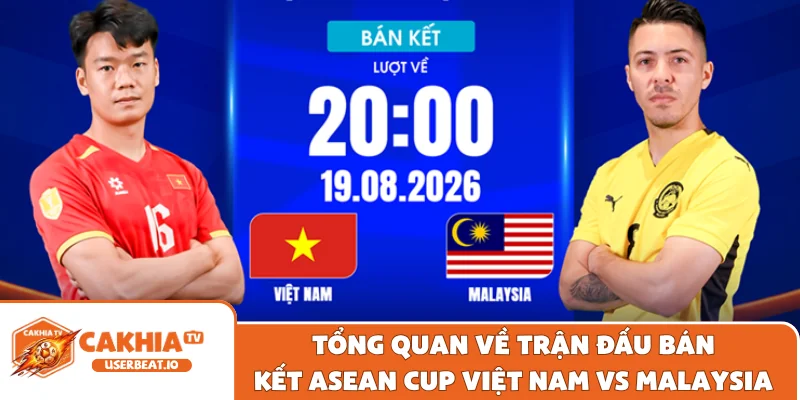 Nhận Định Bán Kết ASEAN Cup - Phân Tích Chuyên Sâu Tại Cakhia 1 Tổng quan về trận đấu bán kết ASEAN Cup Việt Nam vs Malaysia